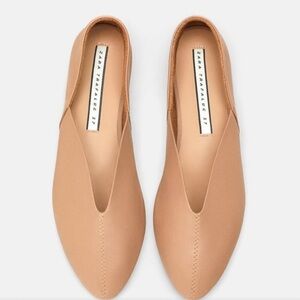 Zara Women's Cream Loafers